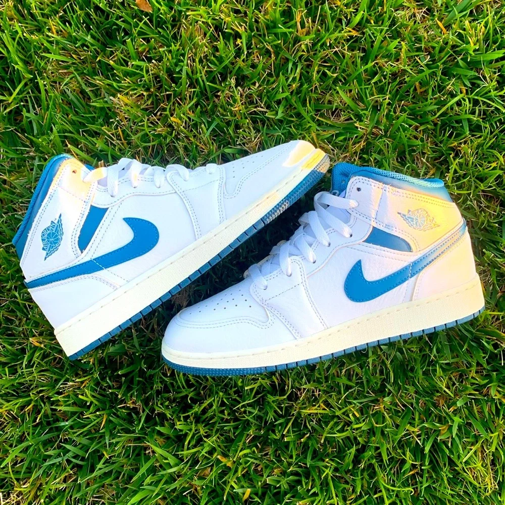 Jordan 1 mid Industrial Blue - Picture 1 of 5